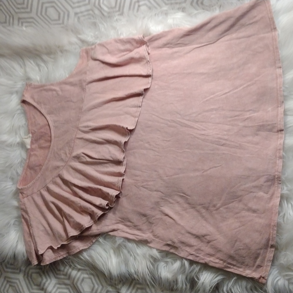 143 Story by lineup summer top pale pink sz L